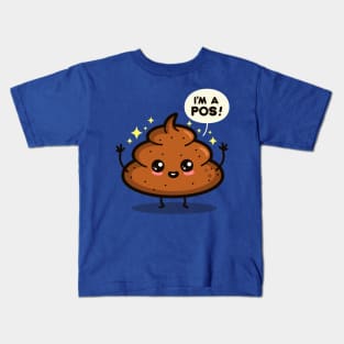 Funny Kawaii Poop Internet Slang Kids T-Shirt
